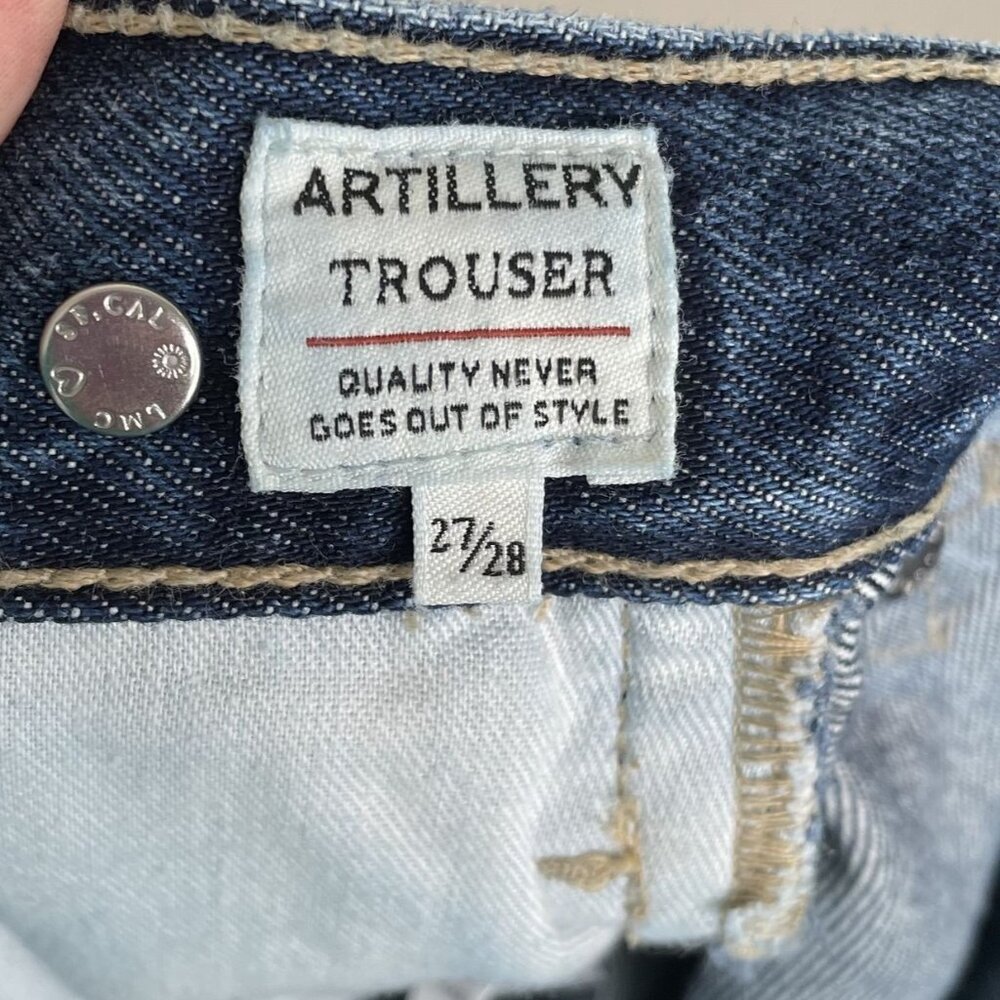 Levi's Made & Crafted Cropped Artillery Trousers, 27 - Picture 10 of 12